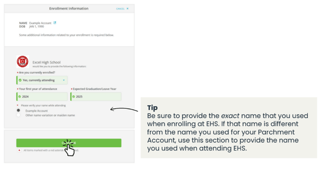 Parchment-Enrollment-Info