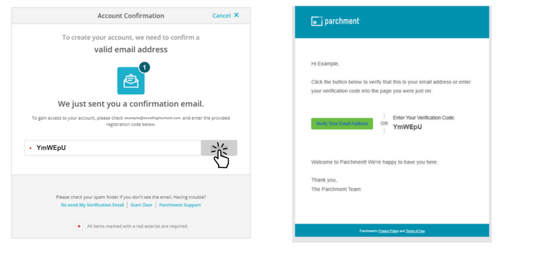 Parchment-confirm-email